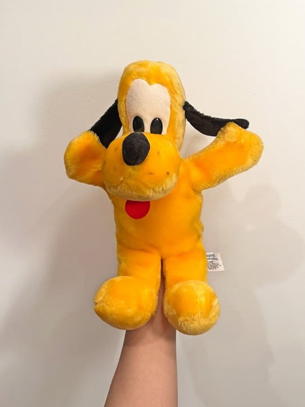 Vintage Disney Pluto Plush Hand Puppet